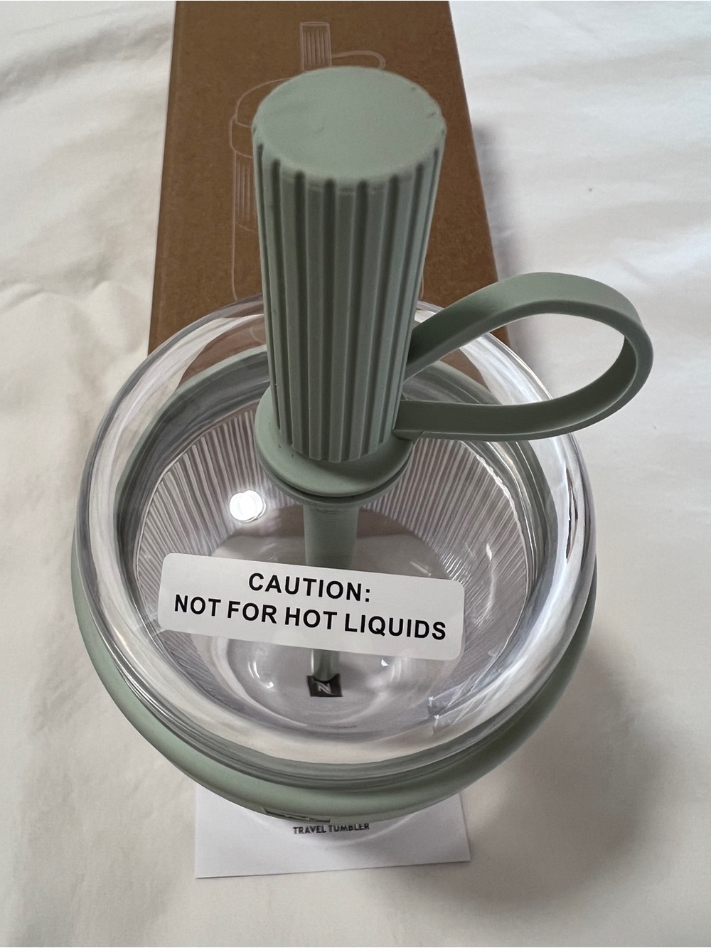 BRAND NEW IN BOX Nespresso Travel Tumbler in Aquamarine - Picture 3 of 5